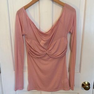Aeropostale Blush Long Sleeve Women's Tee bnwt large